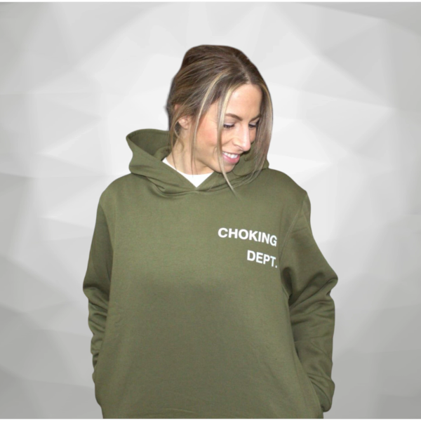 Choking Dept. Unisex Green Hoodie