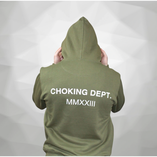 Choking Dept. Unisex Green Hoodie