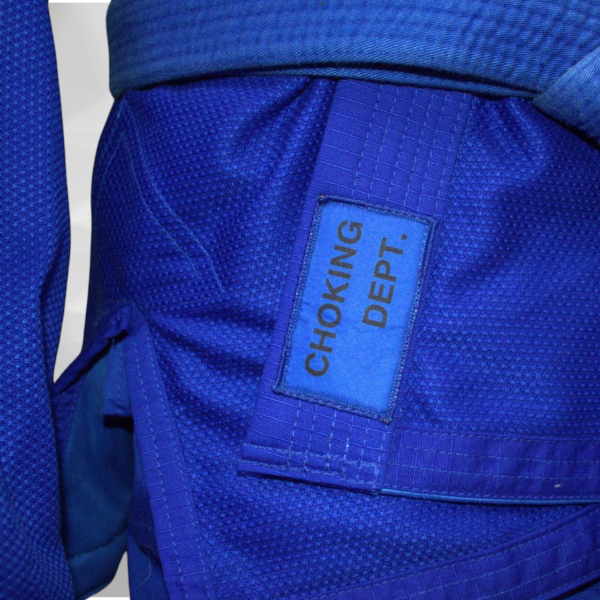 Male Choking Dept. Blue Gi.