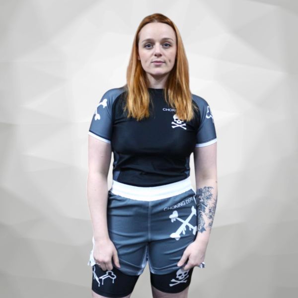 Womens Broken Bones Hybrid Shorts