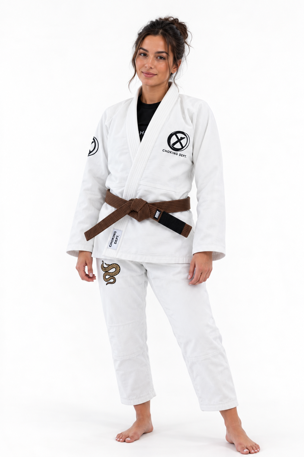 Womens Snake Gi White