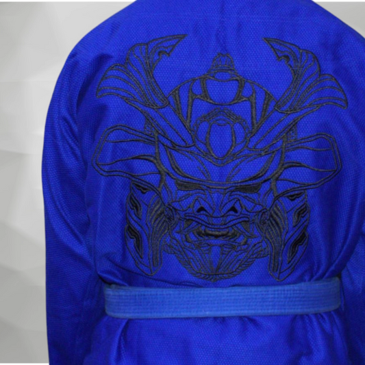 Male Choking Dept. Blue Gi.