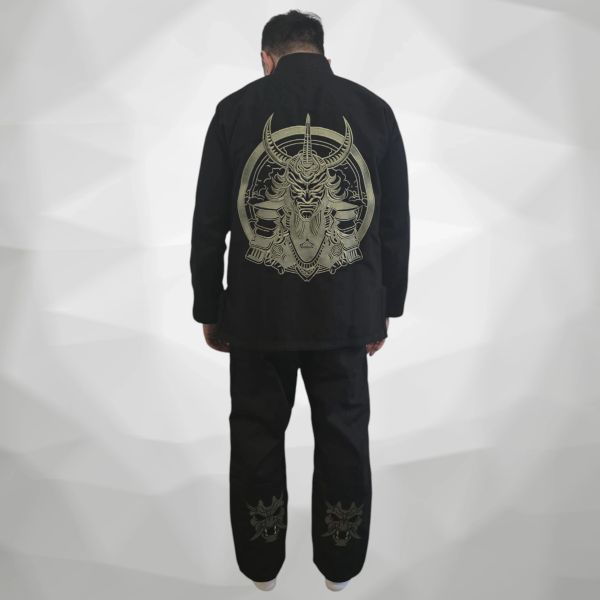 Male Choking Dept. Black Gi