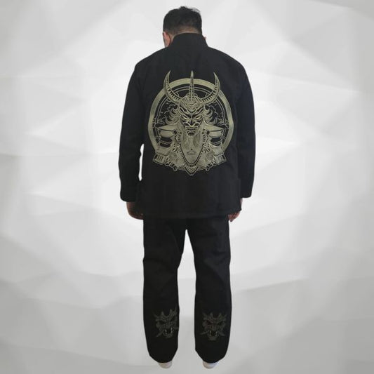 Male Choking Dept. Black Gi
