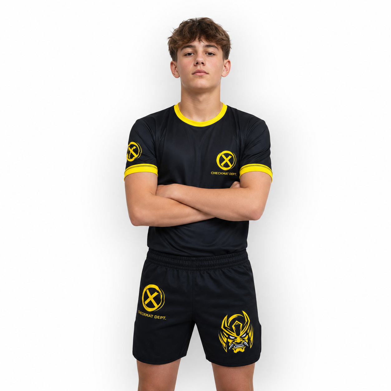 Black and Yellow samurai kids set