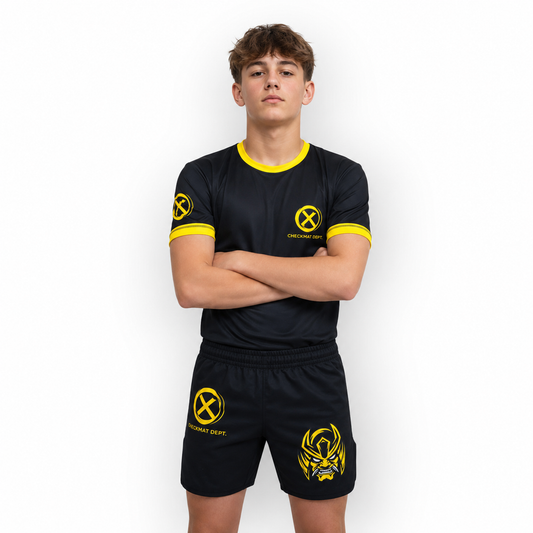 Black and Yellow samurai kids set