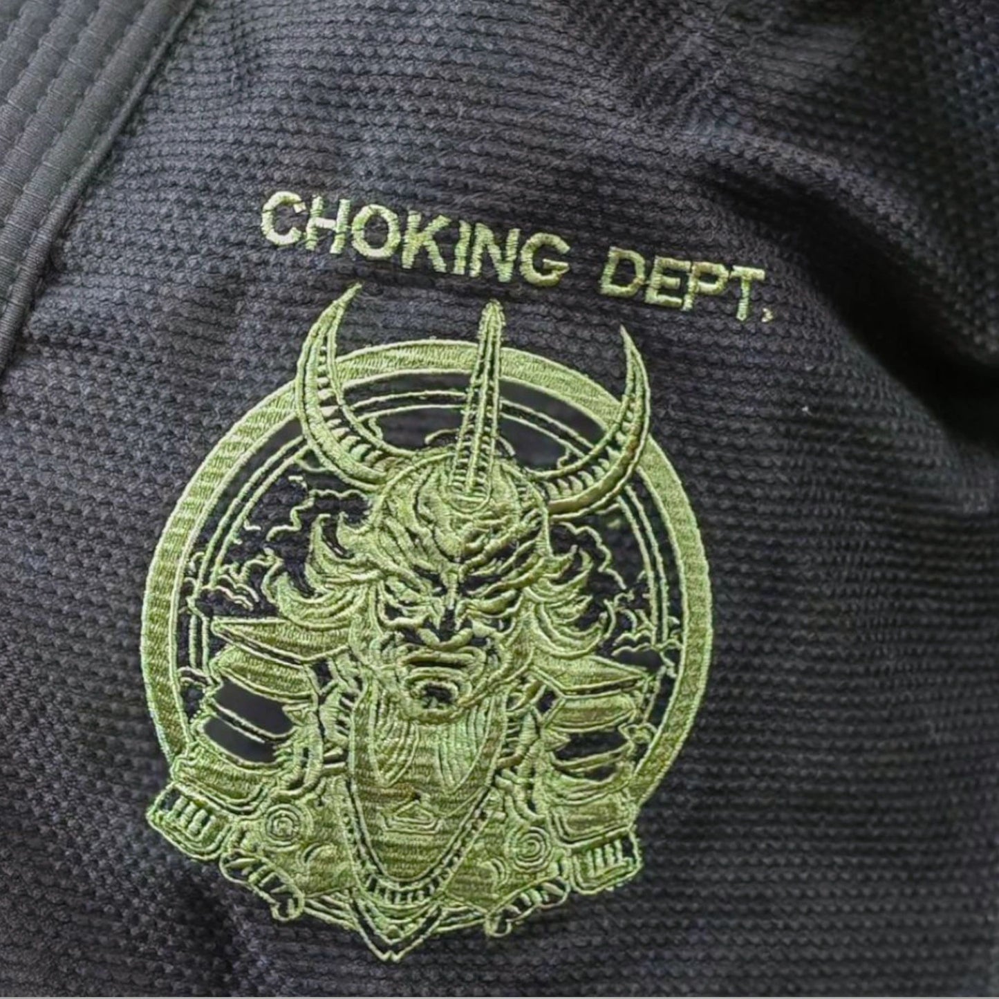 Female Choking Dept. Black Gi