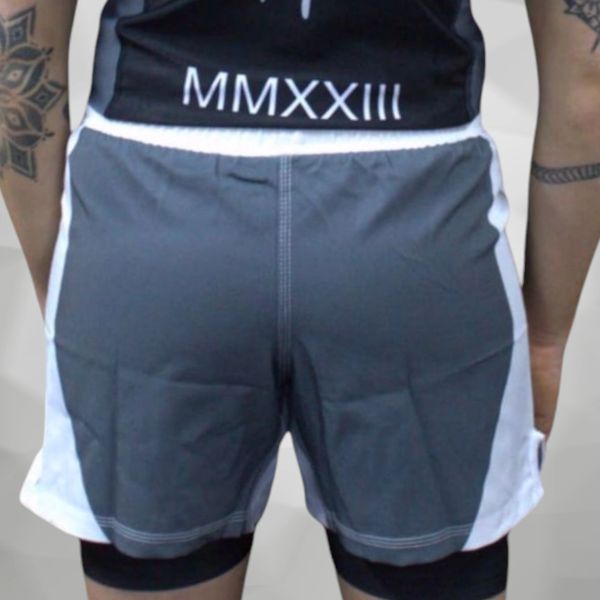 Womens Broken Bones Hybrid Shorts